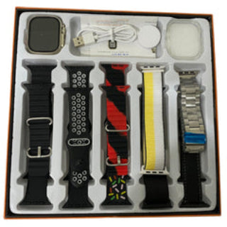 Smart Watch Ultra 10 in 1 Straps with 2.0″ HD Screen | 49mm | Wireless Charging | Android & IOS