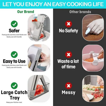 5 in-1 Multifunctional Vegetable Cutter Fruit And Vegetable Slicer (FREE DELIVERY 🚚)