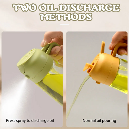 2in1 Oil Dispenser Bottle And Sprayer