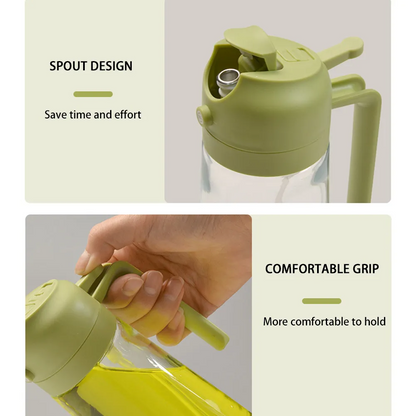 2in1 Oil Dispenser Bottle And Sprayer