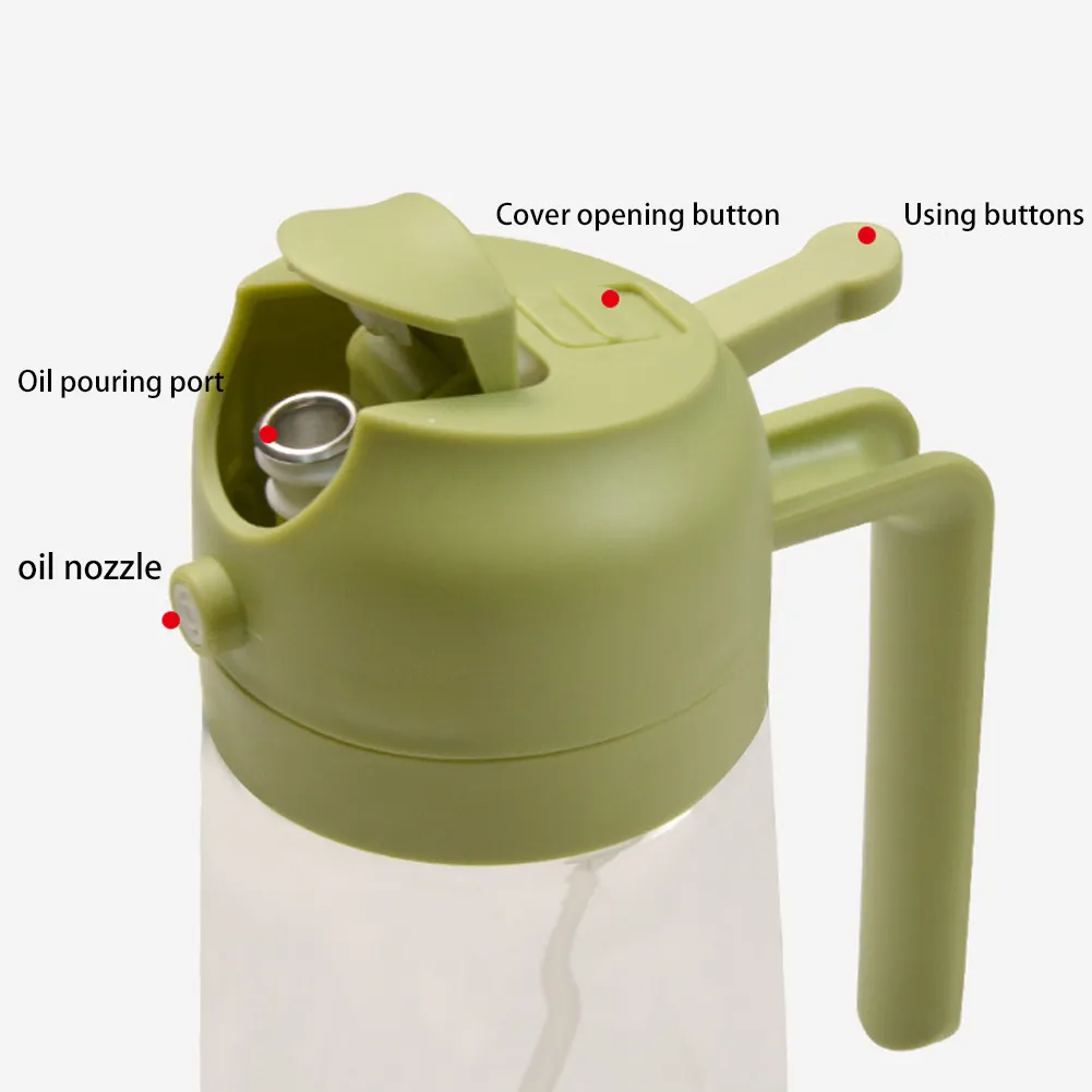 2in1 Oil Dispenser Bottle And Sprayer