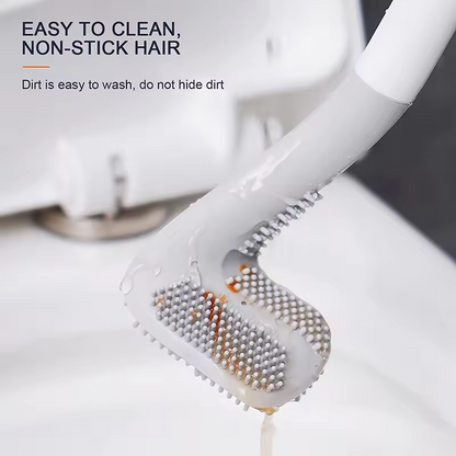 Silicone Soft Rubber Toilet Cleaner Brush (Buy 1 Get 1 Free)
