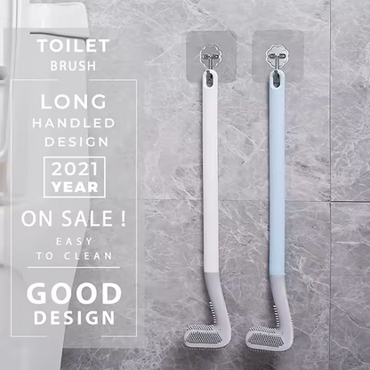 Silicone Soft Rubber Toilet Cleaner Brush (Buy 1 Get 1 Free)
