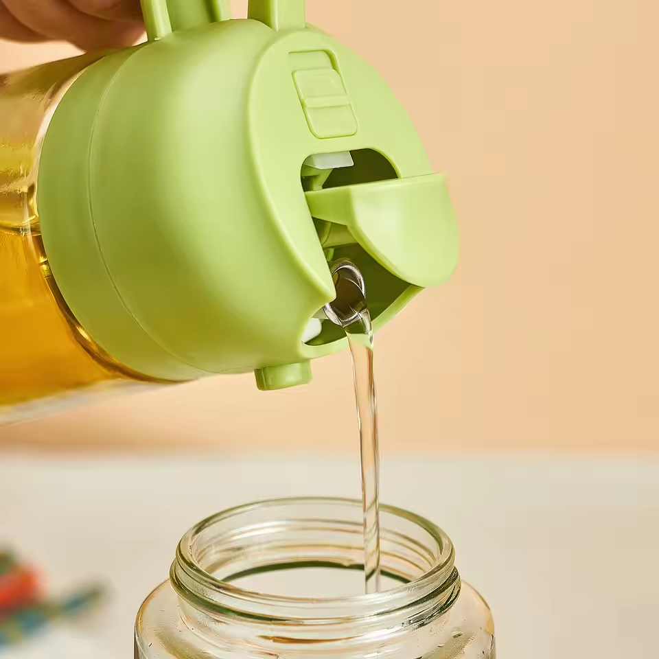 2in1 Oil Dispenser Bottle And Sprayer