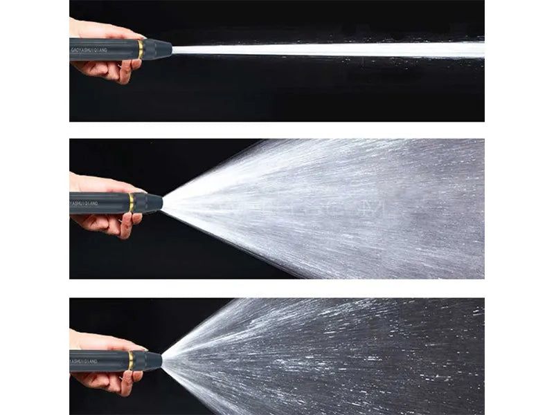 Adjustable Nozzle Water Spray Gun | High Pressure | Metal Brass | Black