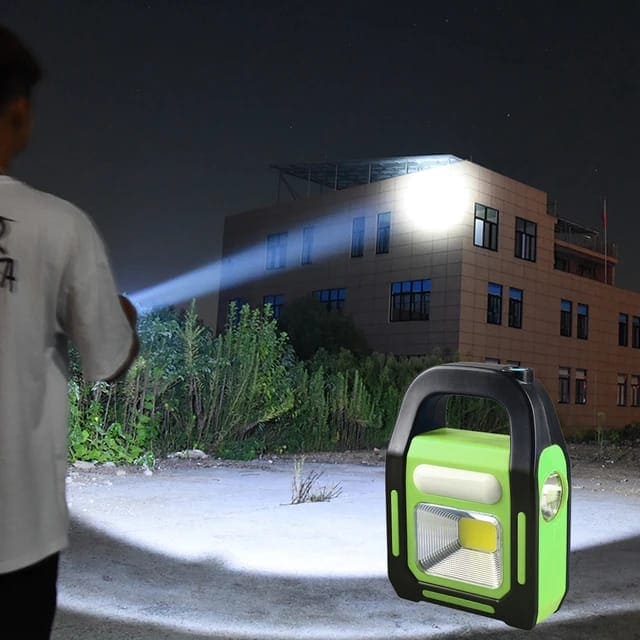 Hurry Bolt 3 In 1 Solar Rechargeable Heavy Duty Light